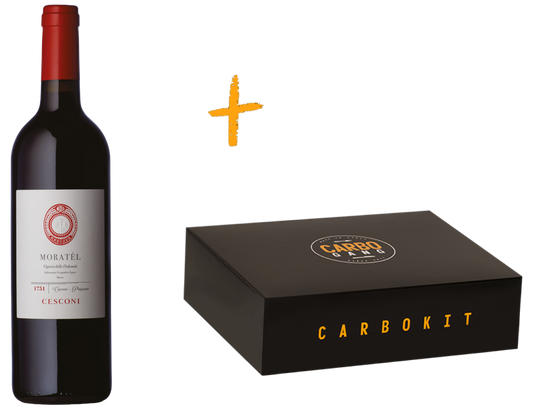 CARBOWINE BOX Edizione Limitata - Vino rosso Moratel BIO 2019